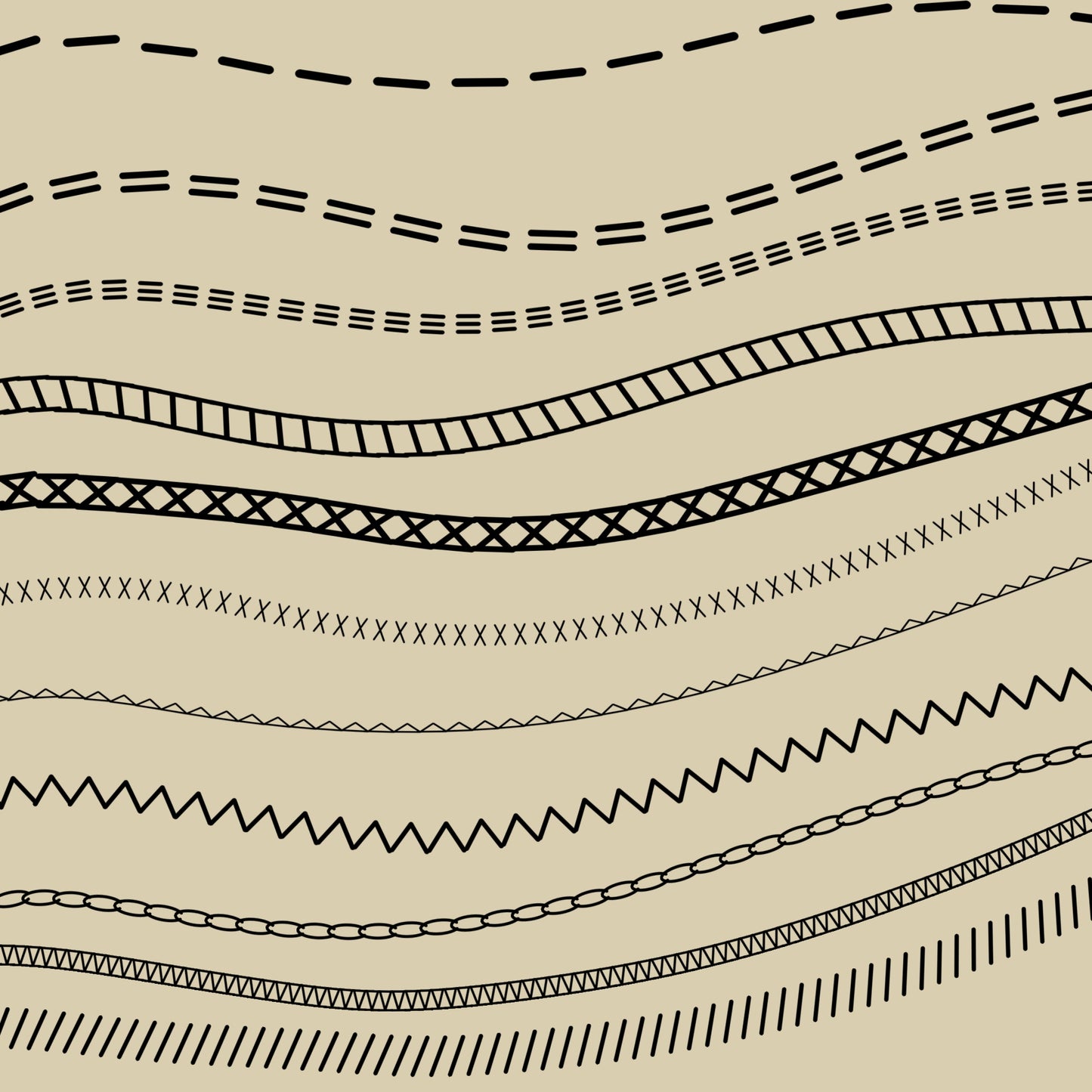 Stitching Set for Procreate - Mockup_x